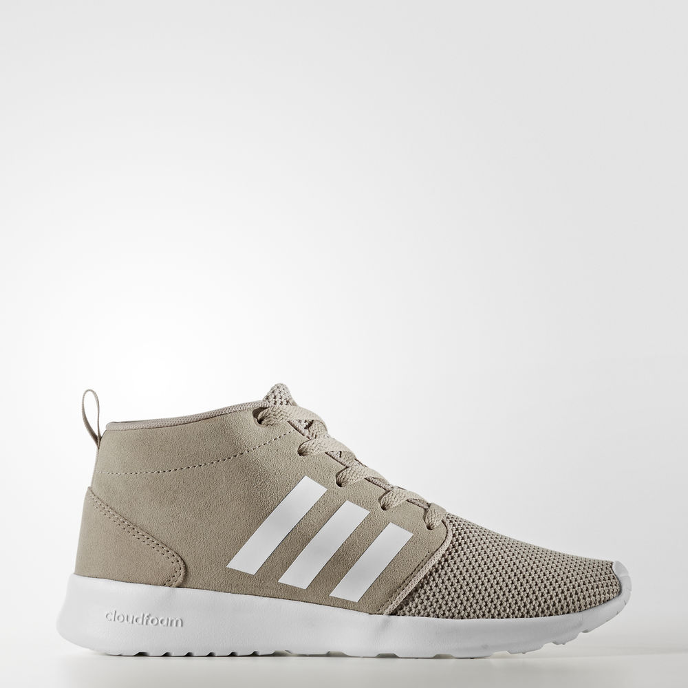 Adidas Cloudfoam Qt Racer Mid - αθλητικα παπουτσια γυναικεια - Μπεζ,Μέγεθος: EU 36 – 54 2/3 (561UCGV